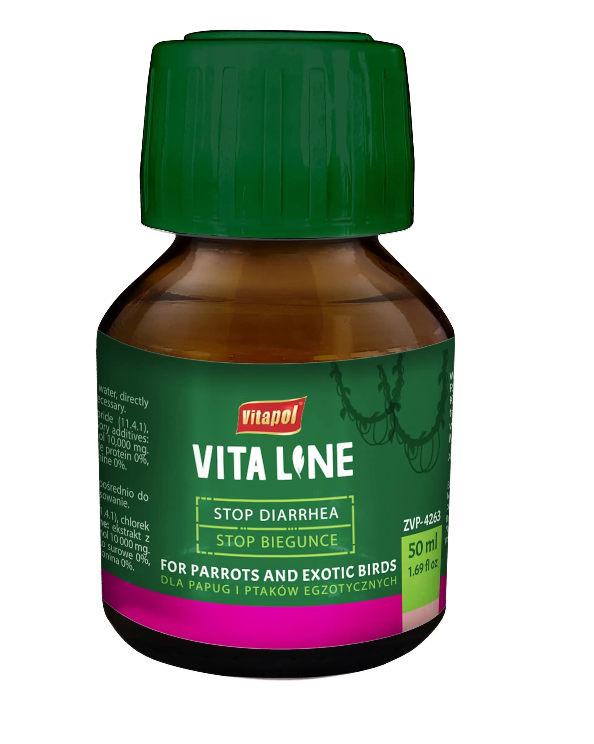 Vitapol Vitaline Stop biegunce dla ptaków egzotycznych 50 ml