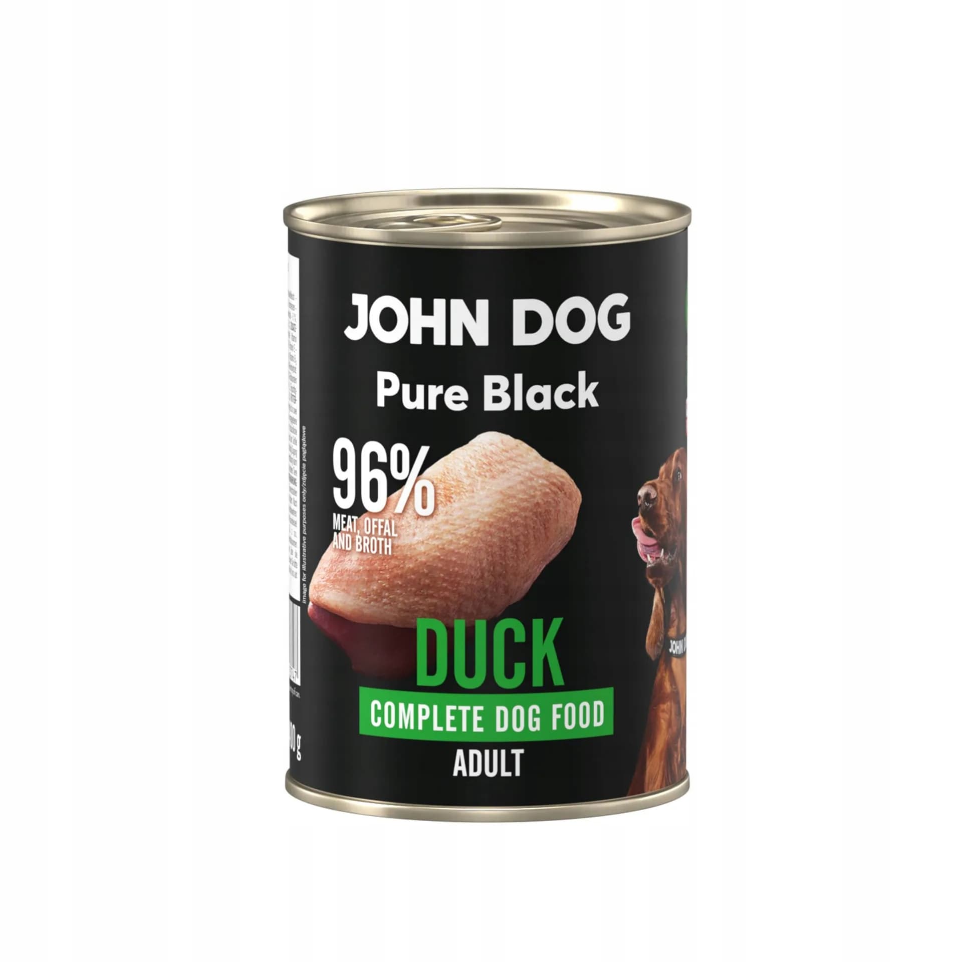 John Dog Pure Black Kaczka monobiałkowa karma mokra dla psa