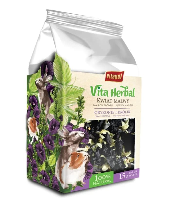 Vitapol Vita Herbal Kwiat malwy dla gryzoni i królika 15 g