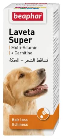 Beaphar Laveta Super Dog 50 ml - preparat przeciw nadmiernemu wypadaniu sierści u psa