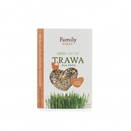Family First Trawa dla kota w pojemniku 100 g